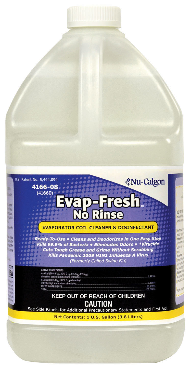 Nu-Calgon Evap-Fresh No Rinse Evaporator Cleaner 1 Gallon 4166-08