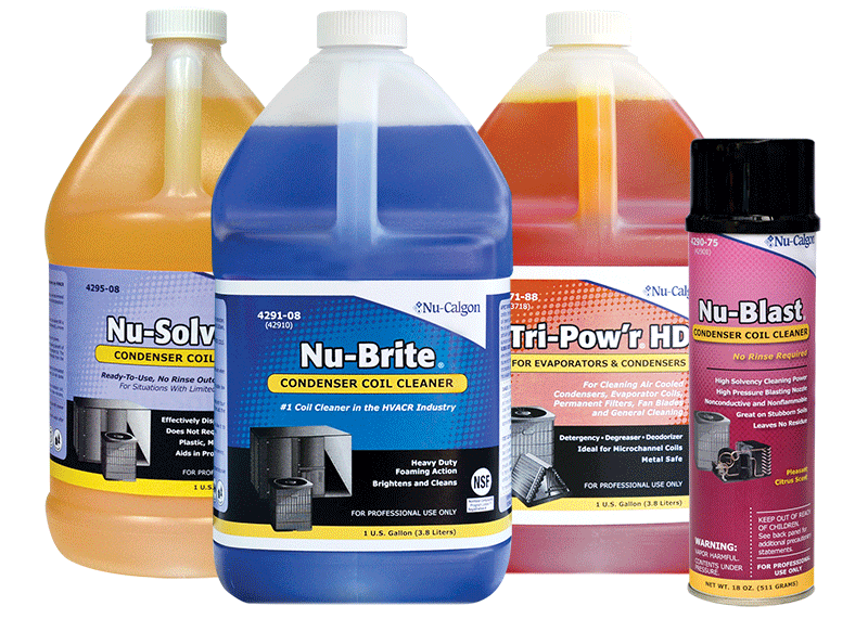 Coil Cleaners & Sprayers Nu-Calgon